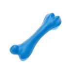 Classic Pet Products Solid Rubber Bone Dog Toy - Small Blue