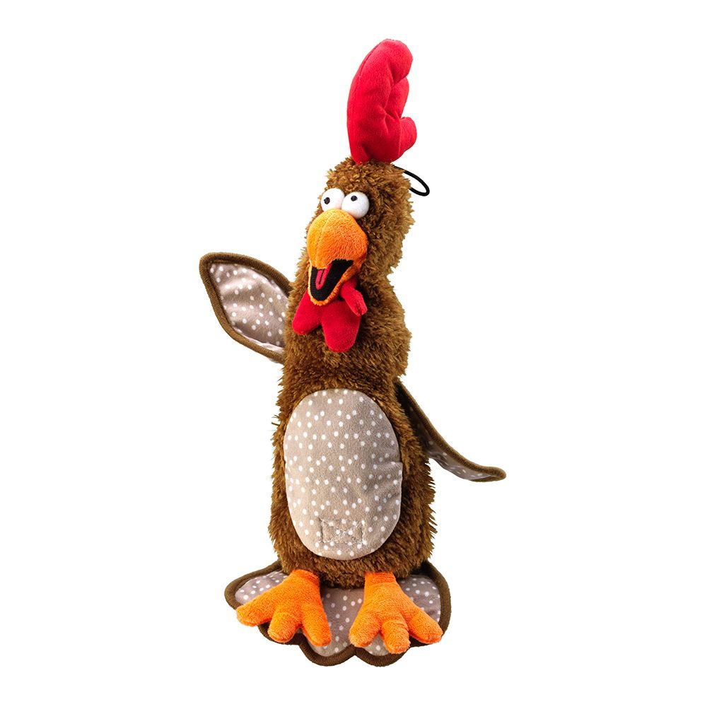 plush chicken dog toy