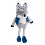 House of Paws Christmas Winter Teal Fox Dog Toy