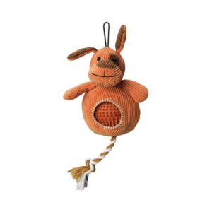House of Paws Cord Doggy Dog Toy with Spiky Ball