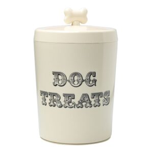 House of Paws Country Kitchen Dog Treat Jar - Cream