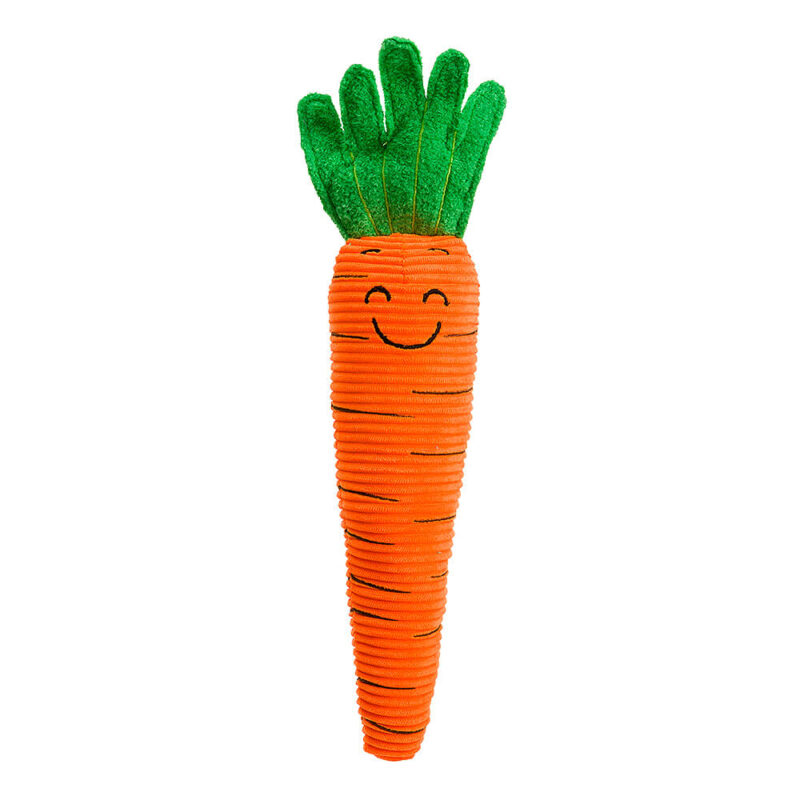 House of Paws Party Animal Christmas Carrot Dog Toy