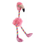 House of Paws Rainbow Flamingo Large Dog Toy