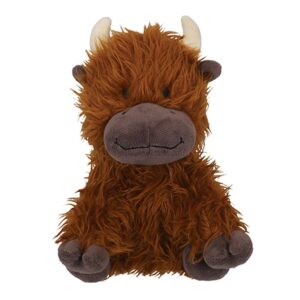 Rosewood Tough Plush Rope Core Cow Dog Toy